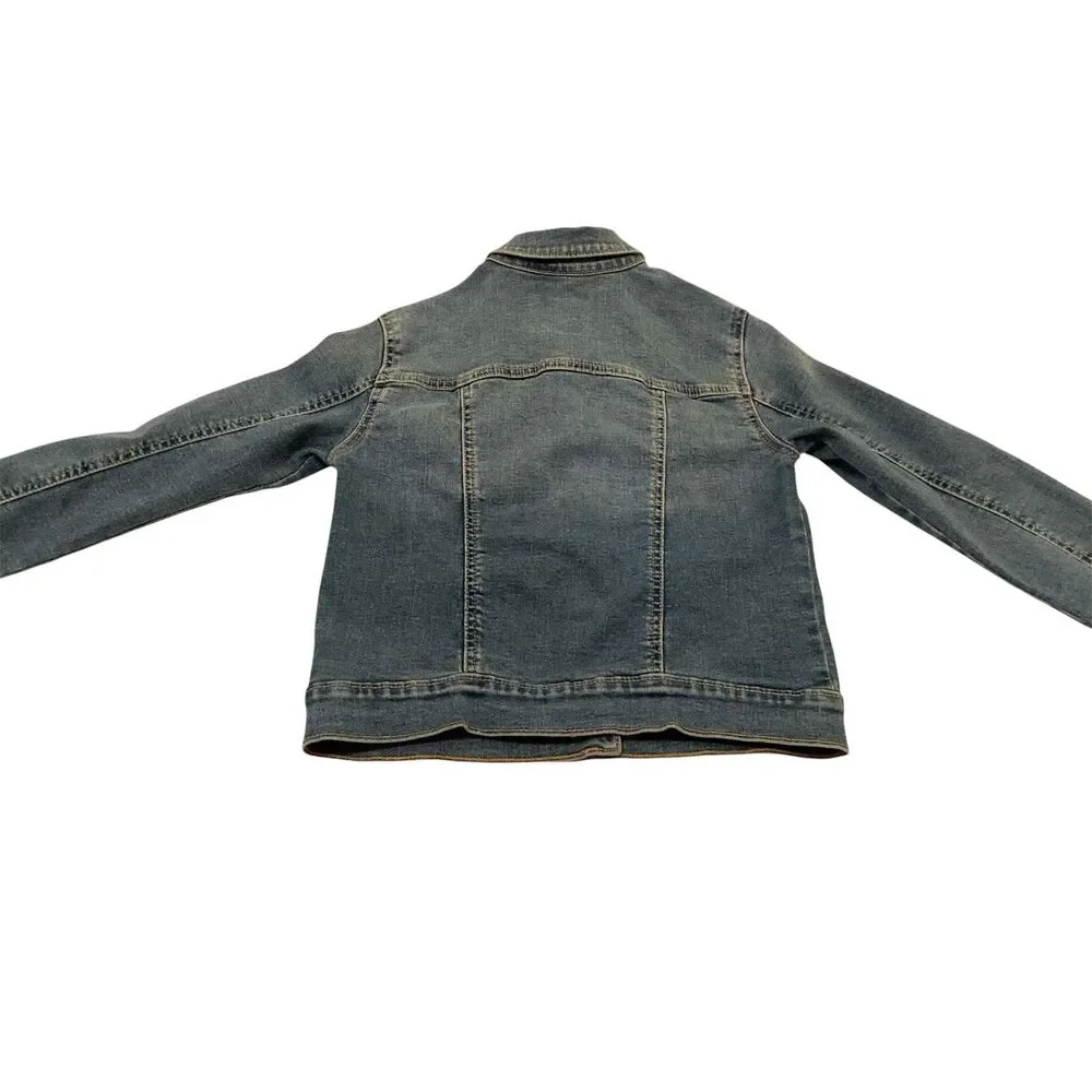 Old Navy Boys/Girls Medium Wash Denim Jacket Size L (10-12) EUC